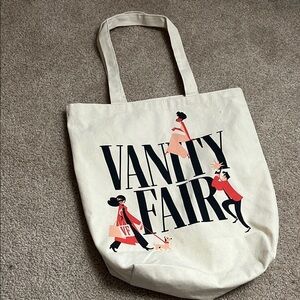 Vanity Fair Cream Tote Bag